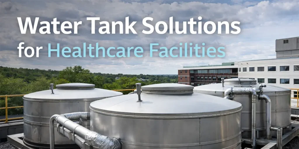 Water tank solutions for healthcare facilities